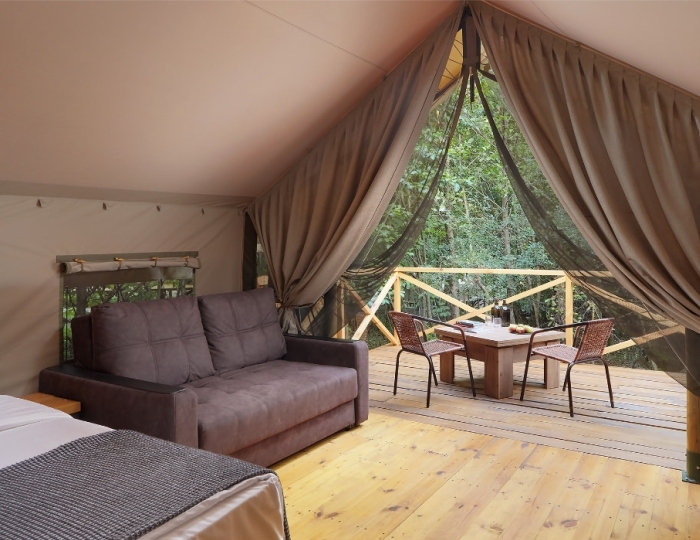 2-местное тент с большой террасой - Глэмпинг Garuda Glamping Abkhazia / Гаруда Абхазия