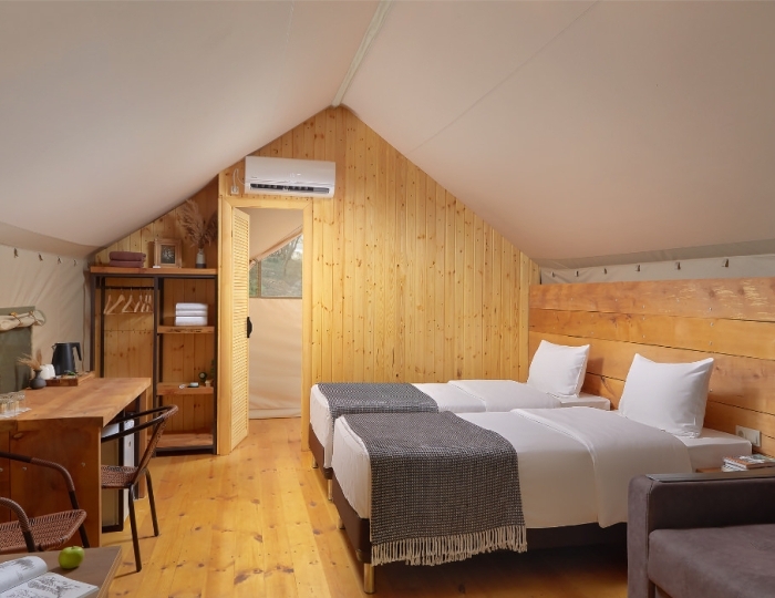 1-мест.(разм. в 2-мест.) тент - Глэмпинг Garuda Glamping Abkhazia / Гаруда Абхазия
